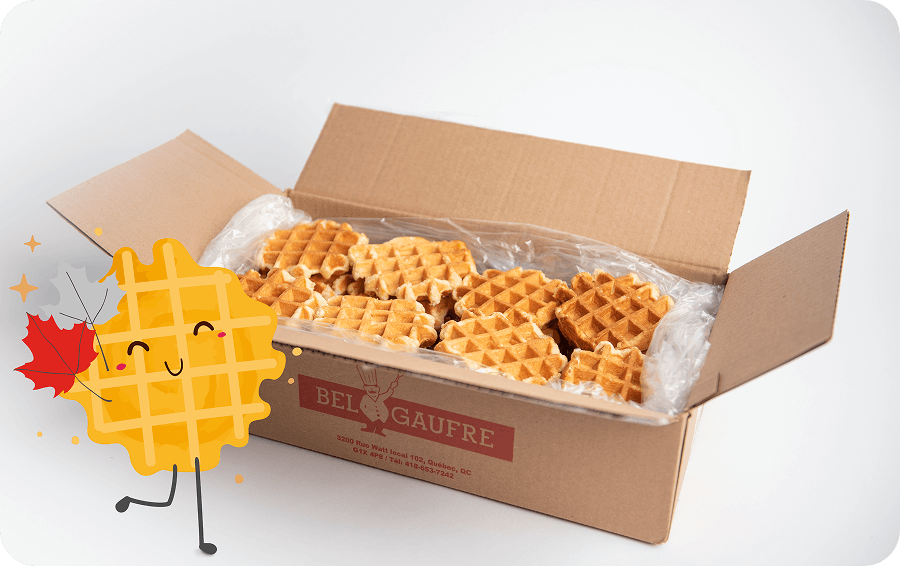 Boîte de gaufre Bel Gaufre à l'érable